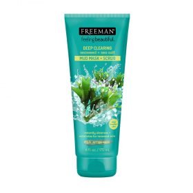قناع ومقشِّر بالطين والملح البحري من فريمان 175مل