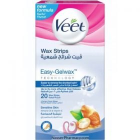 شرائح شمع فيت لإزالة الشعر باللوز الحلو